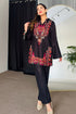 Black Winter Woollen Kurta Set
